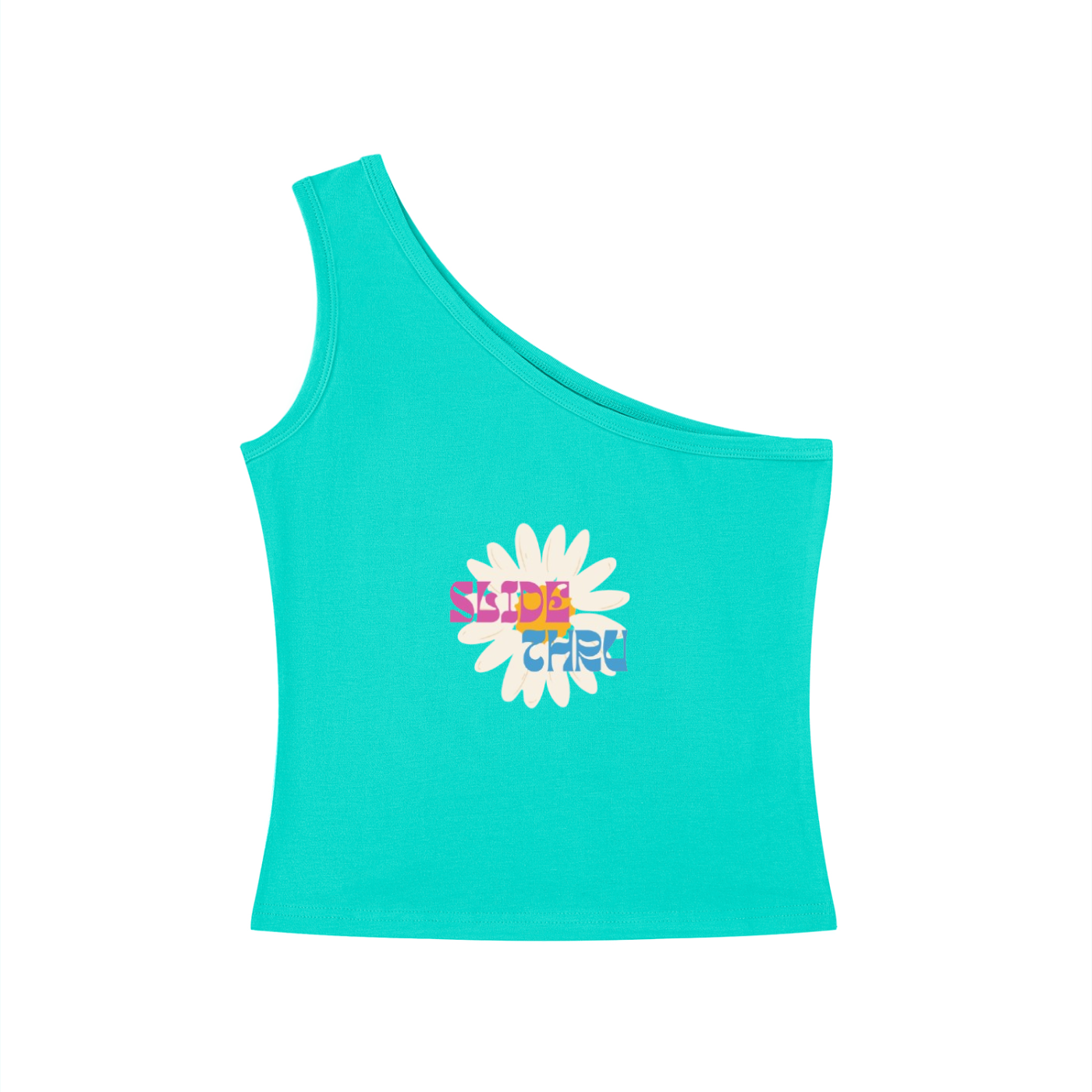 Women's One-Shoulder Crop T-Shirt