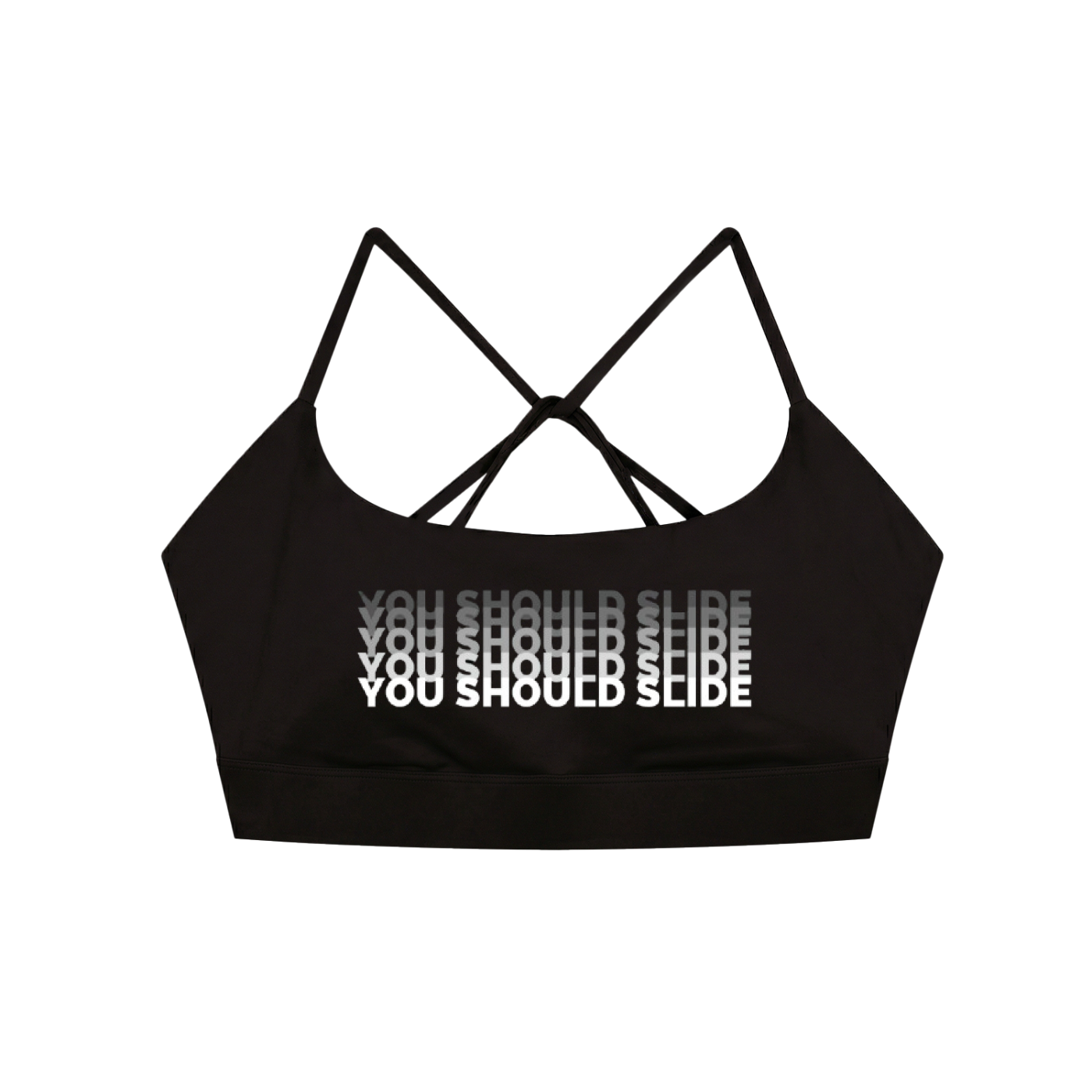 Strappy Criss Cross Yoga Sports Bra