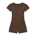 Women's Dual-Function Cape Tie-Waist Romper
