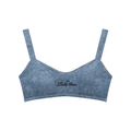 Women's Faux Denim Sports Bra