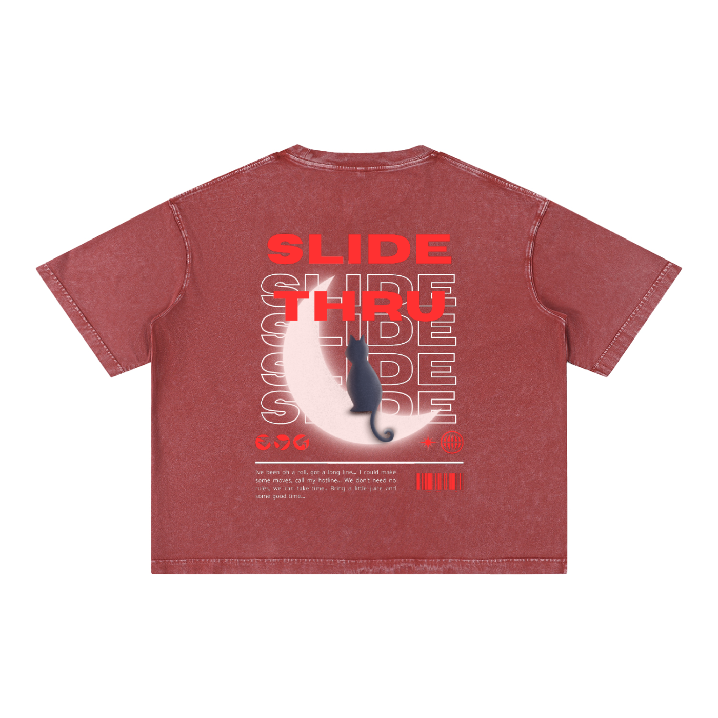 Mineral Wash Boxy Cotton T-Shirt