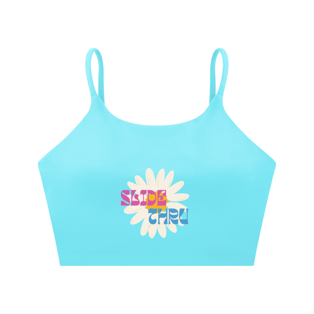 Spaghetti Strap Yoga Sports Bra