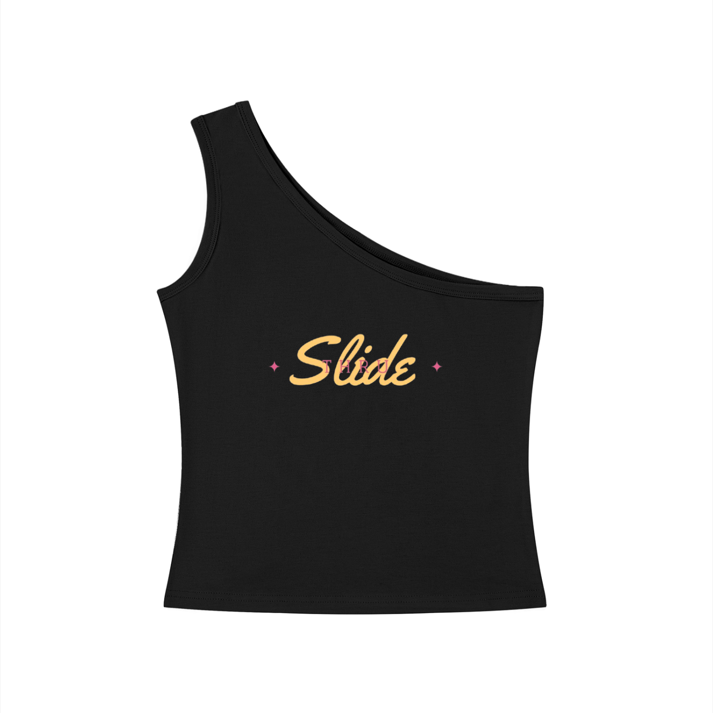 Women's One-Shoulder Crop T-Shirt