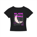 Slide Thru OG Crop Tops - Pink