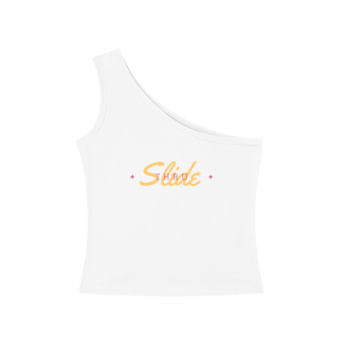 Women's One-Shoulder Crop T-Shirt