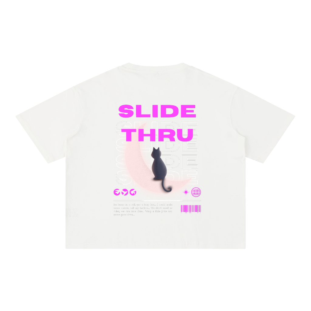 Mineral Wash Boxy Cotton T-Shirt