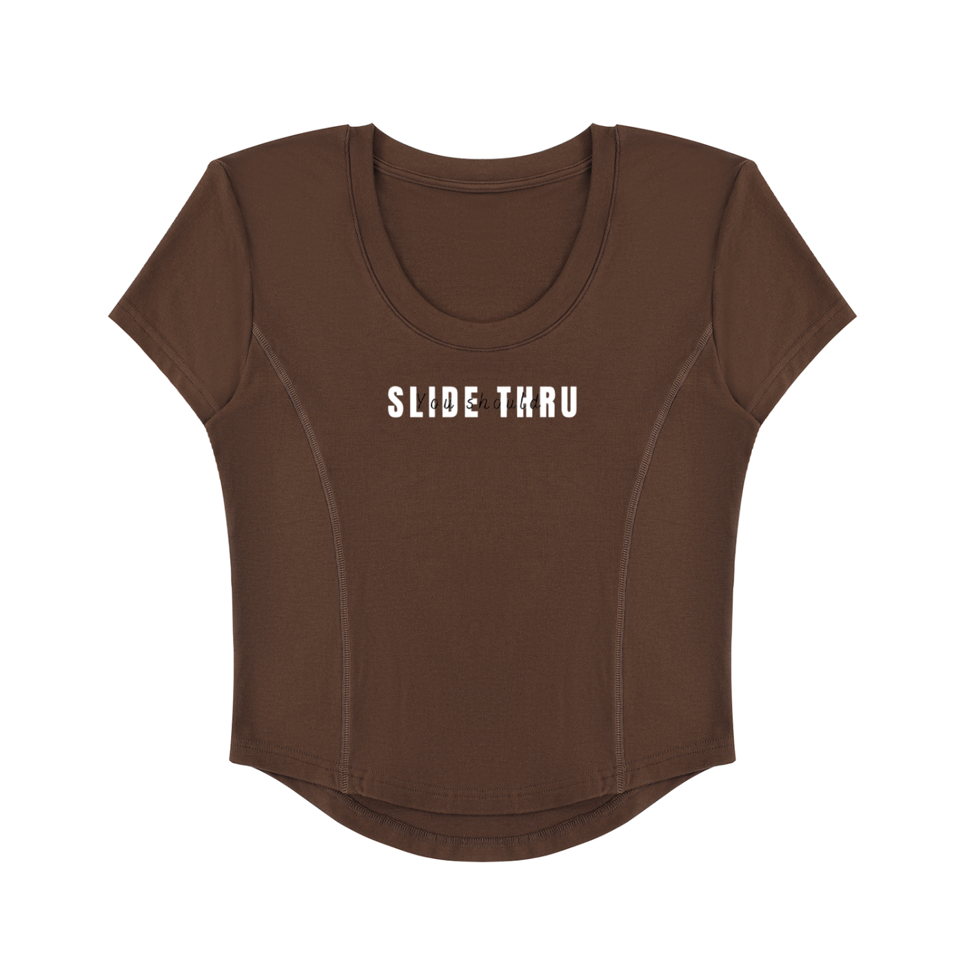 Women's Paneled Crop T-Shirt
