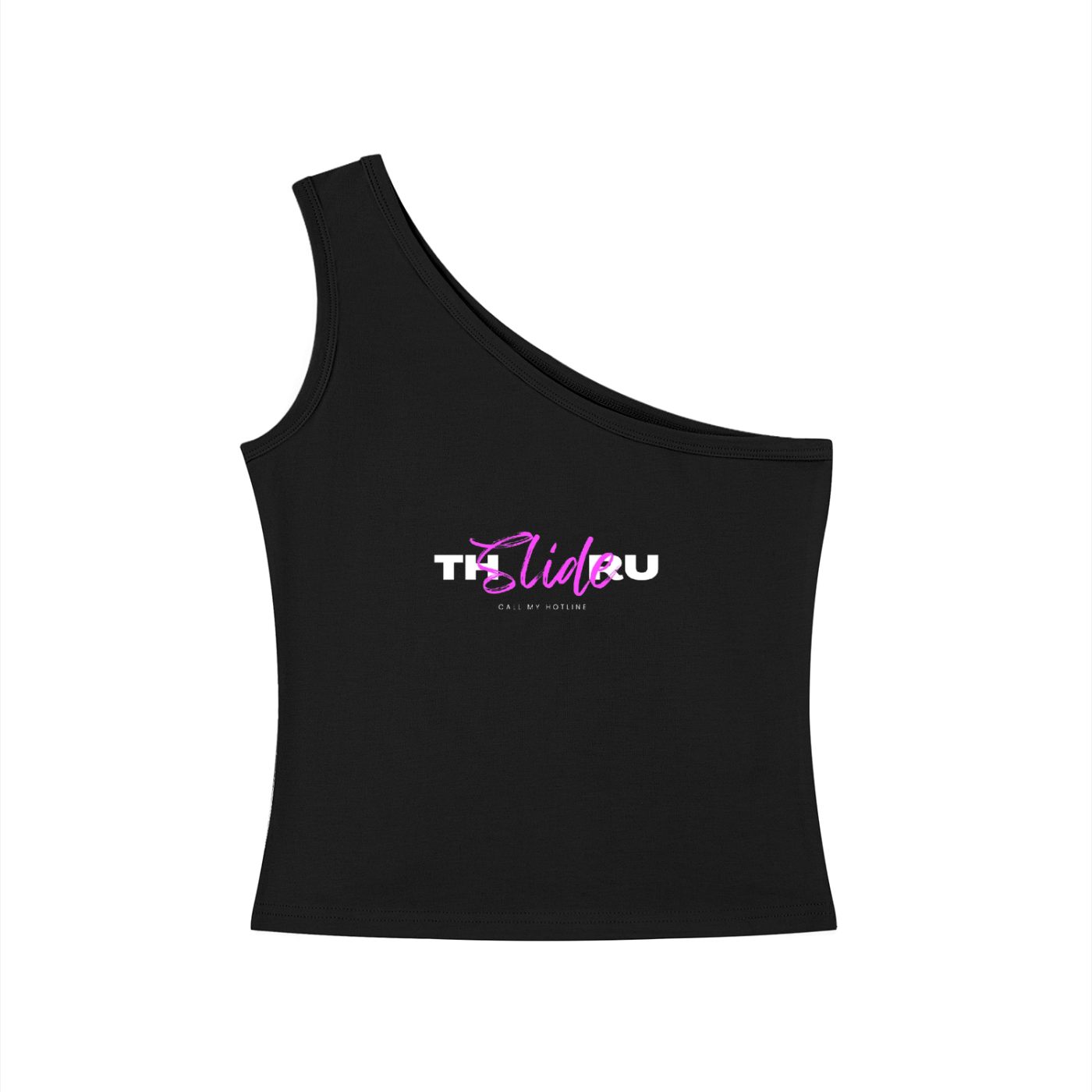 Women's One-Shoulder Crop T-Shirt
