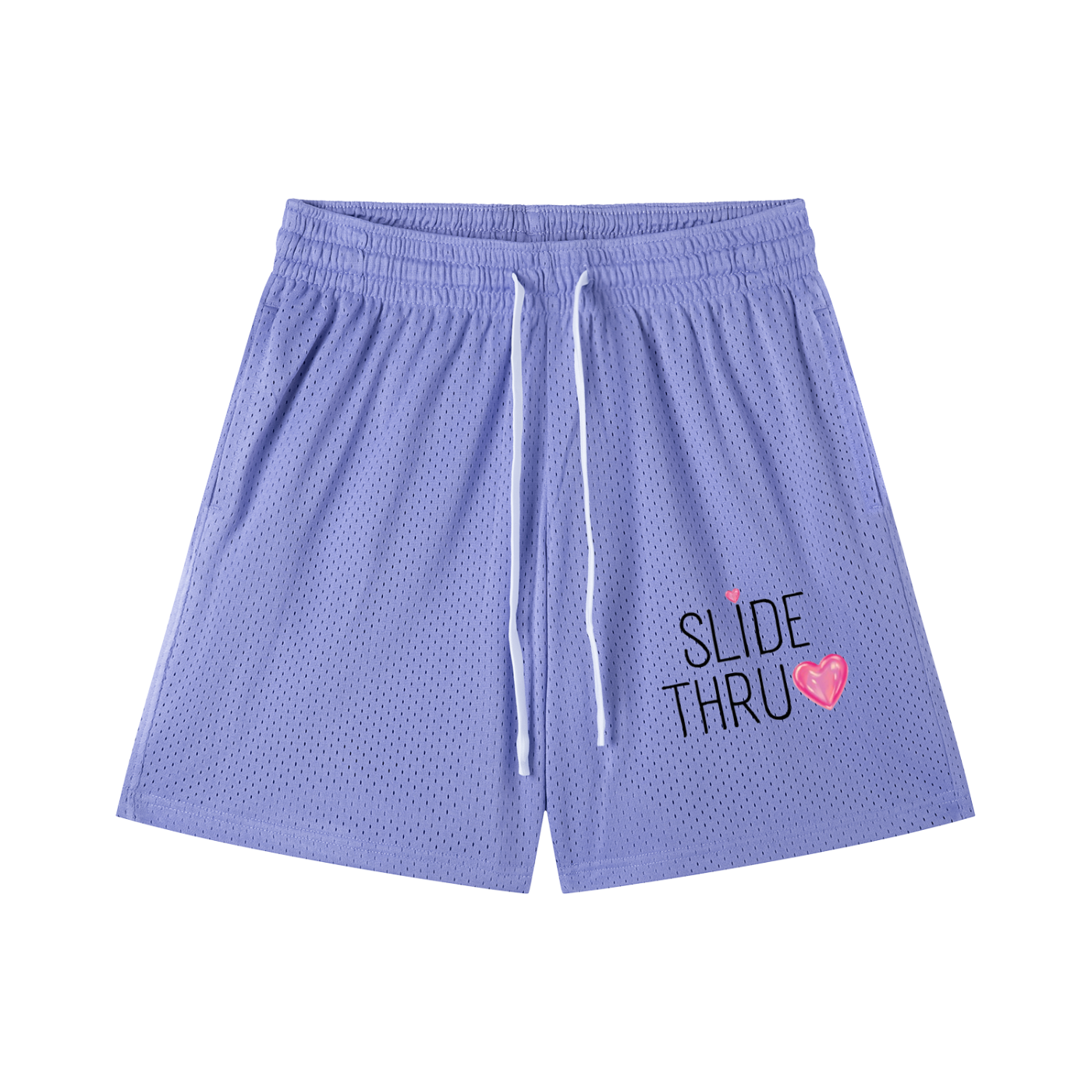 Mesh Drawstring Shorts