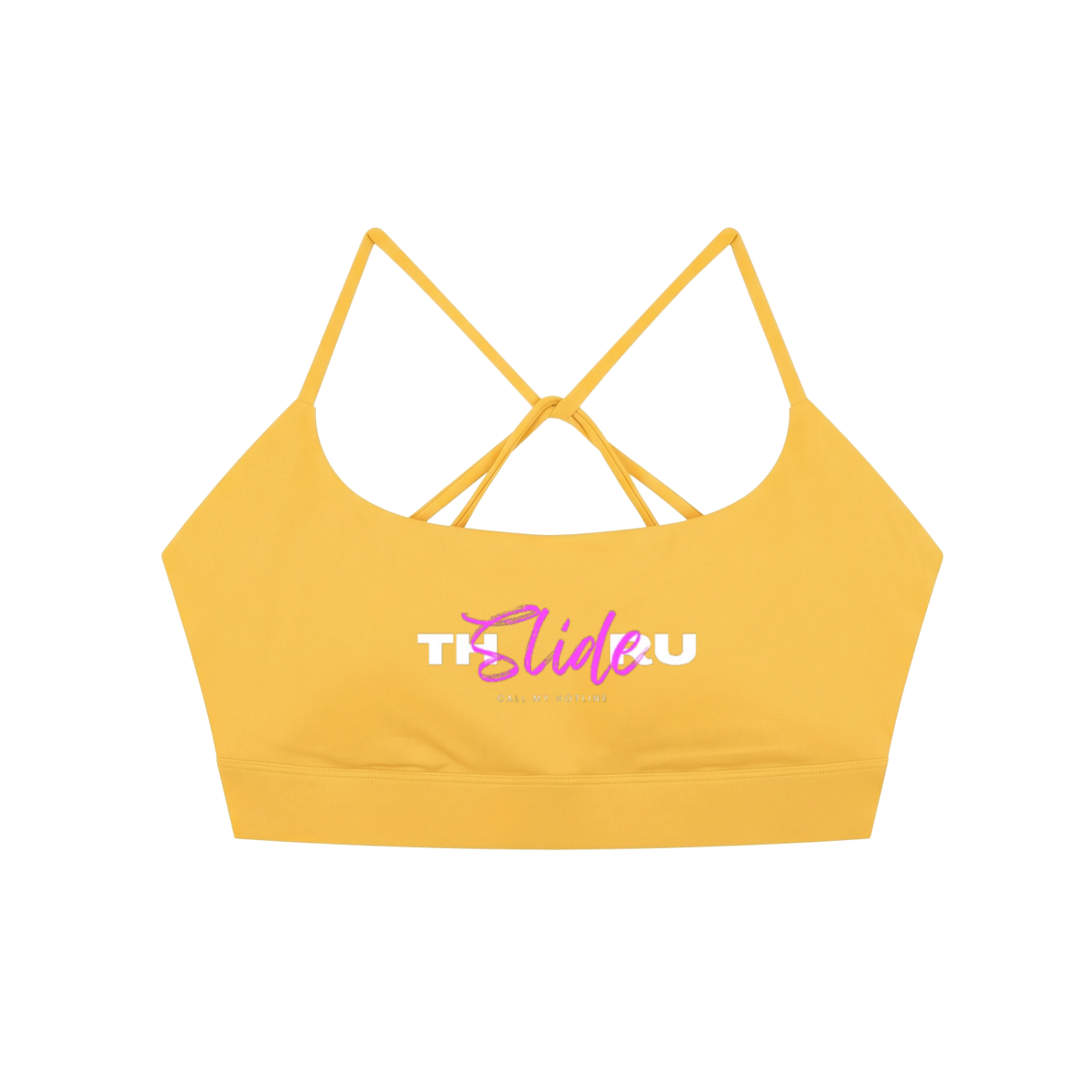 Strappy Criss Cross Yoga Sports Bra