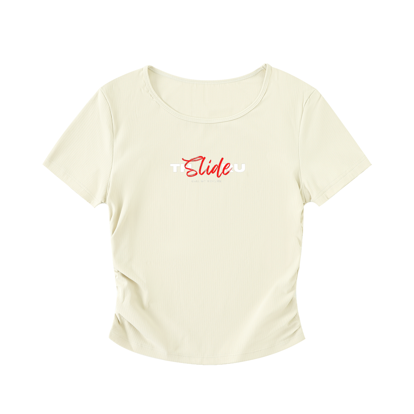 Ruched Bodycon Crop Top