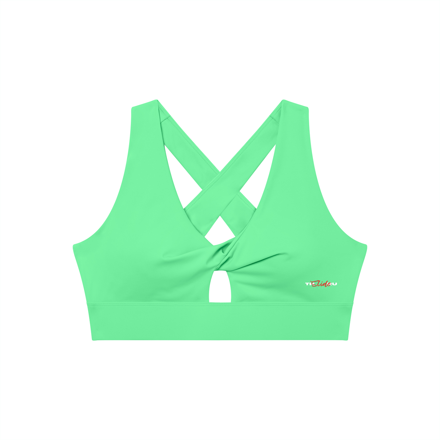 Women's Twist Front V-Neck Sports Bra