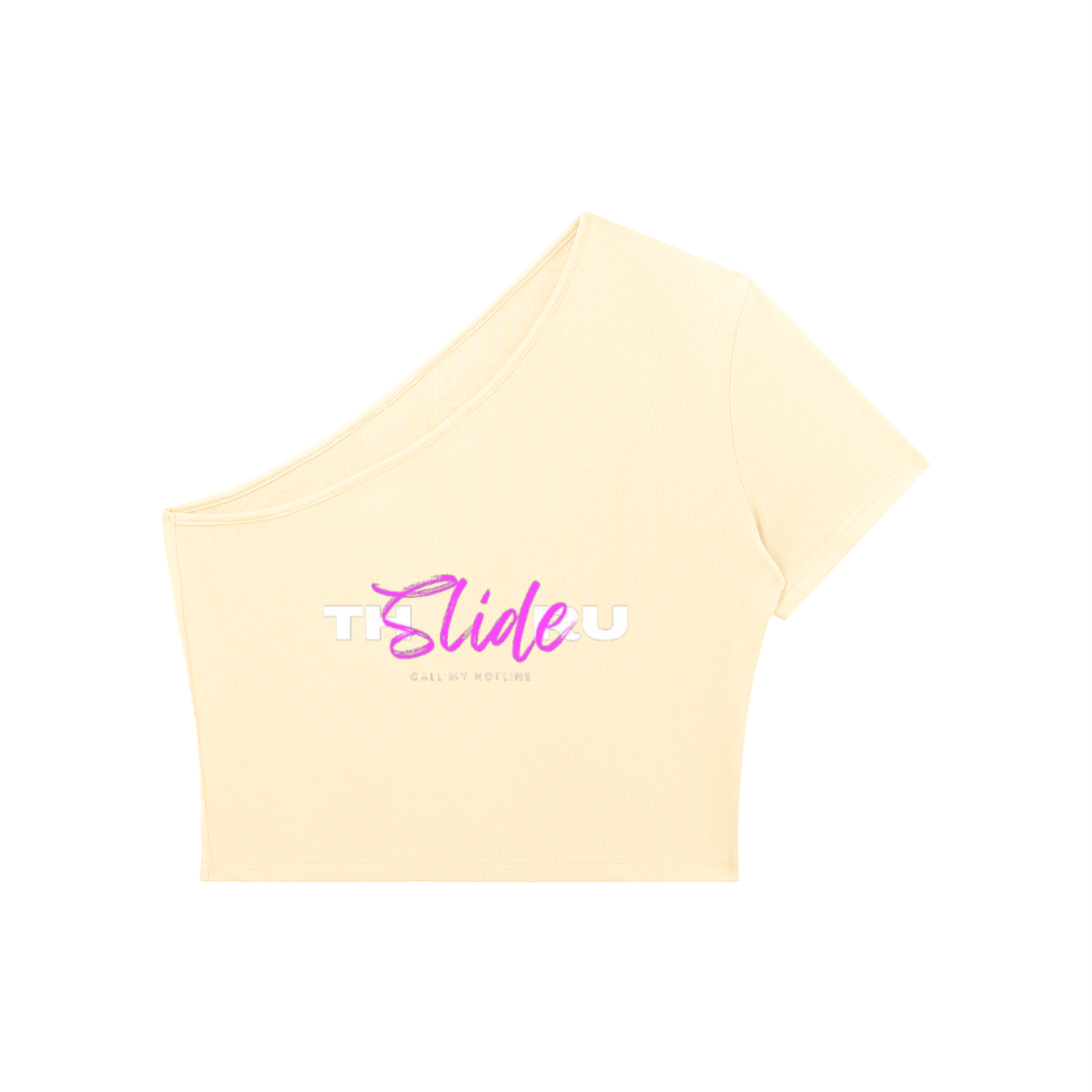 Women's One-Shoulder Crop T-Shirt