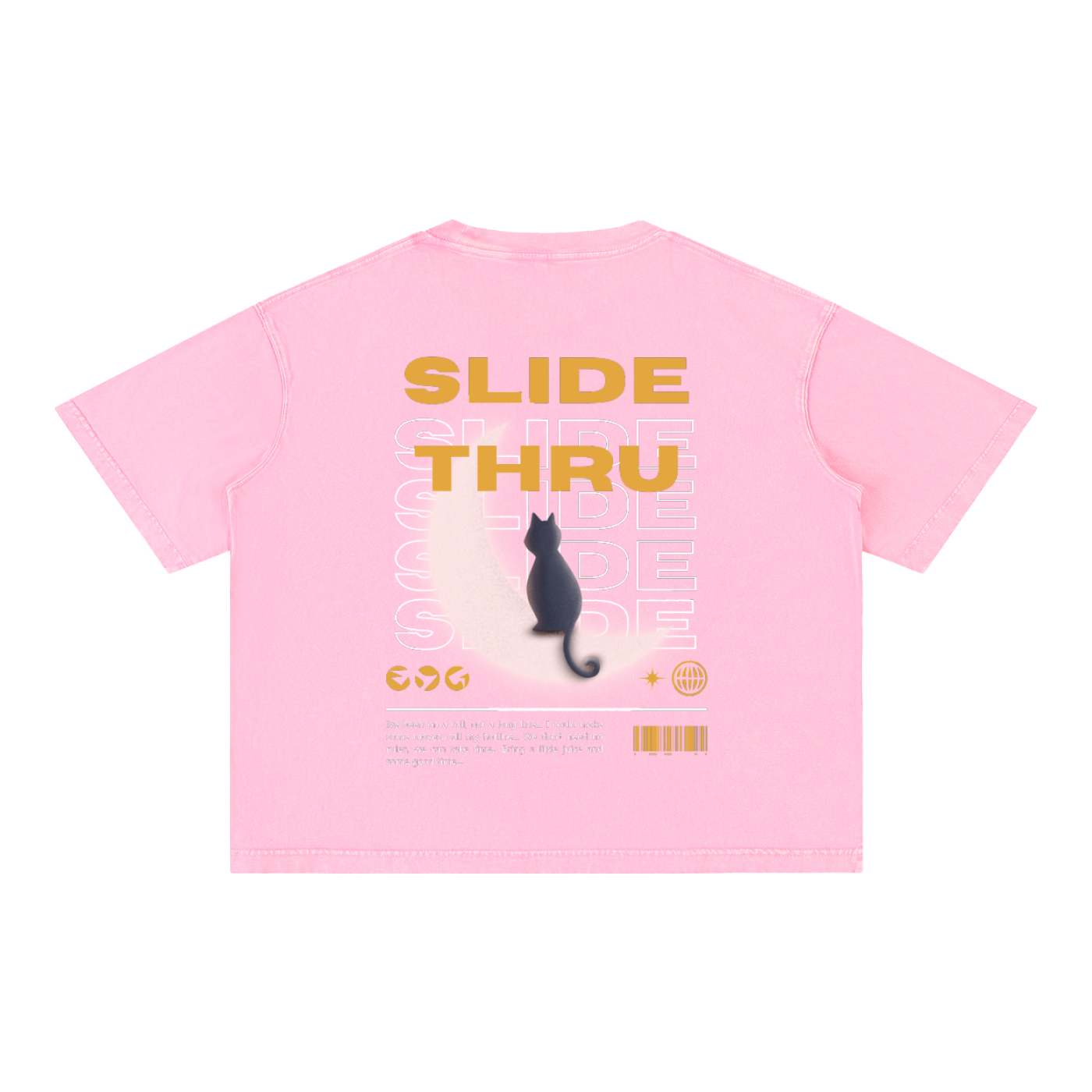 Mineral Wash Boxy Cotton T-Shirt