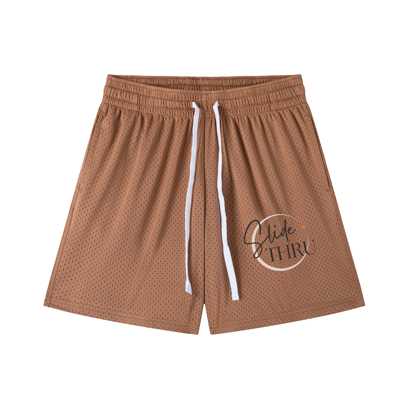 Mesh Drawstring Shorts