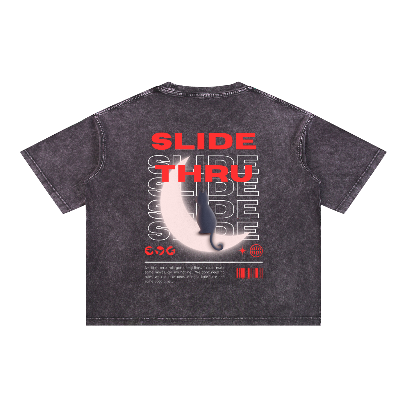 Mineral Wash Boxy Cotton T-Shirt