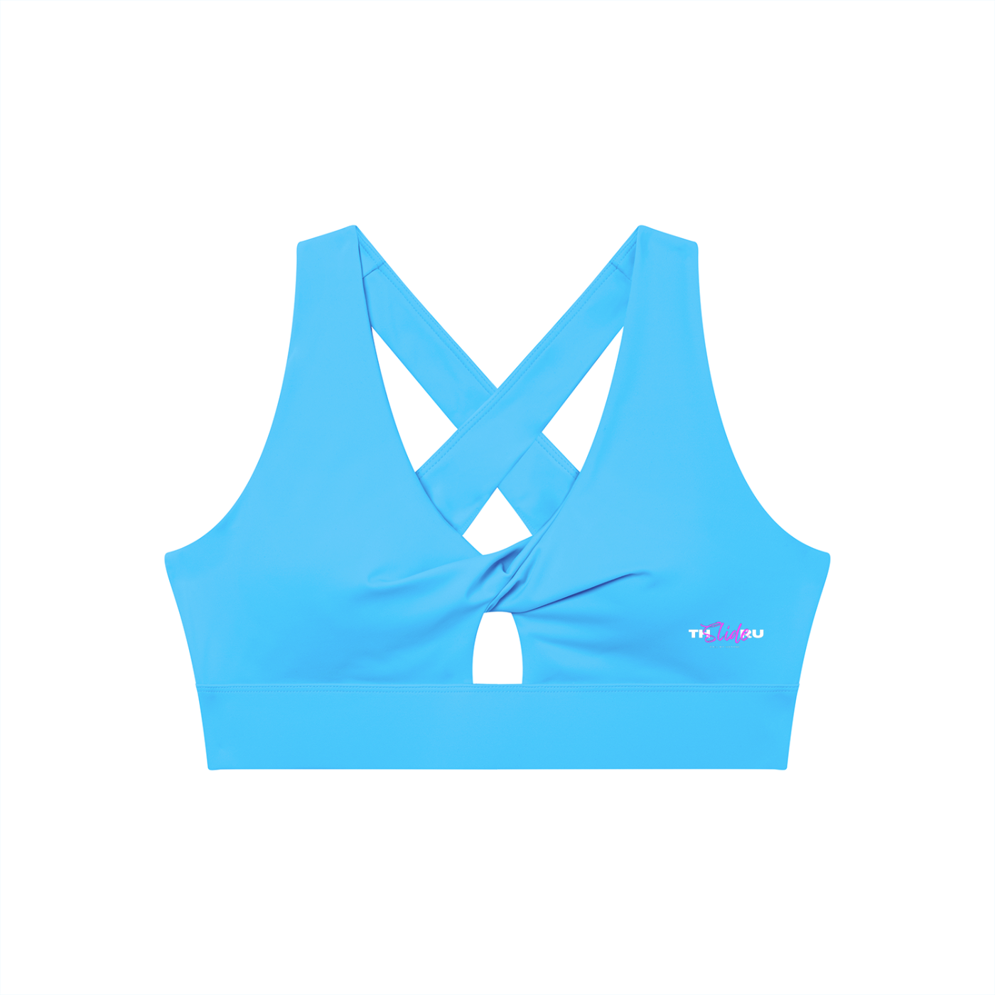 Women's Twist Front V-Neck Sports Bra