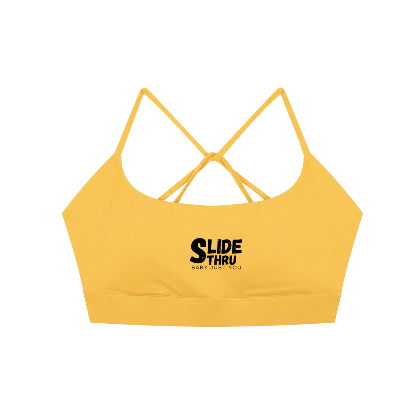 Strappy Criss Cross Yoga Sports Bra