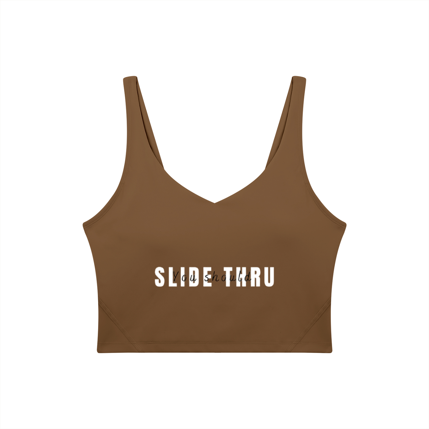 Women's V-Neck Yoga Sports Bra