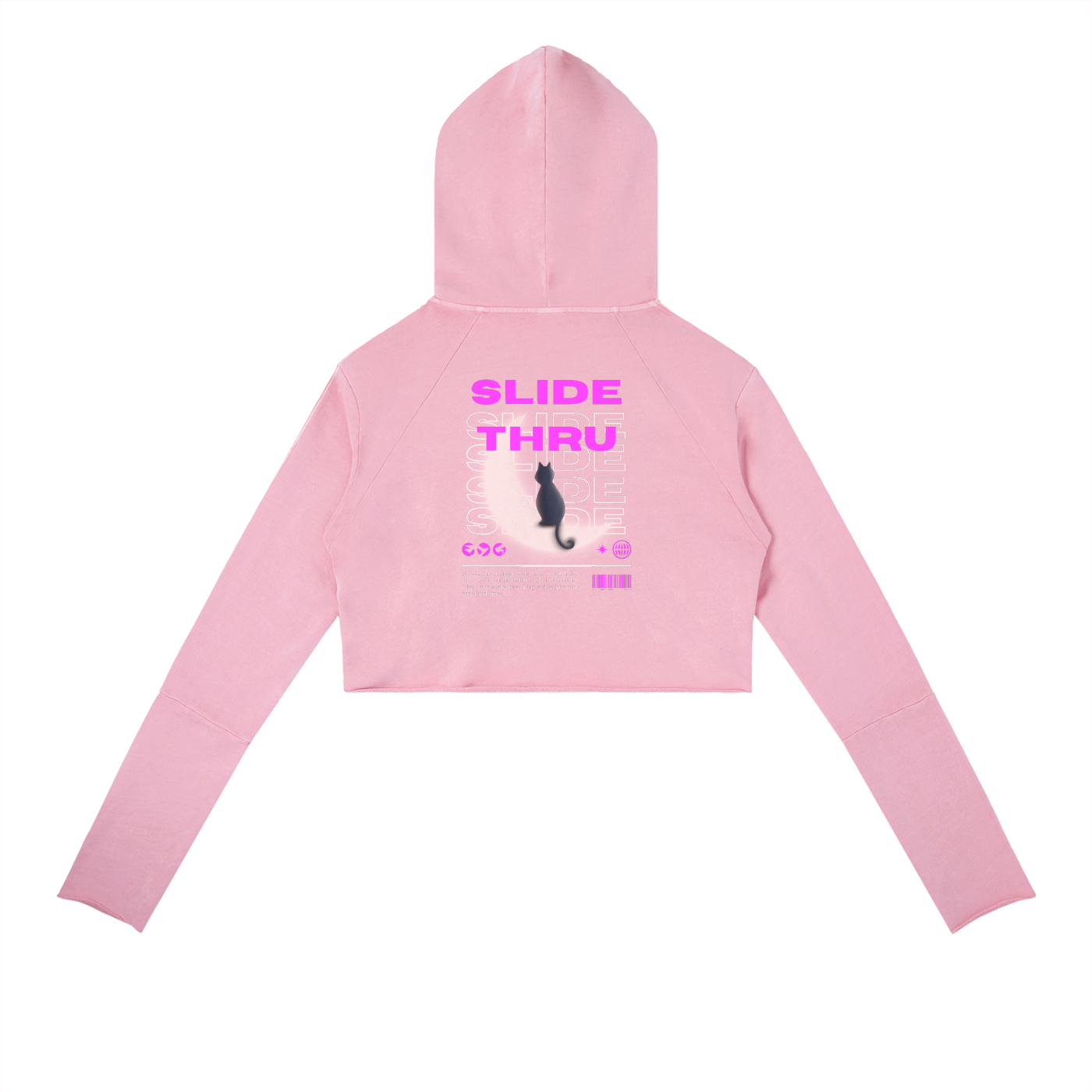 Vintage Washed Raw Edge Hoodie