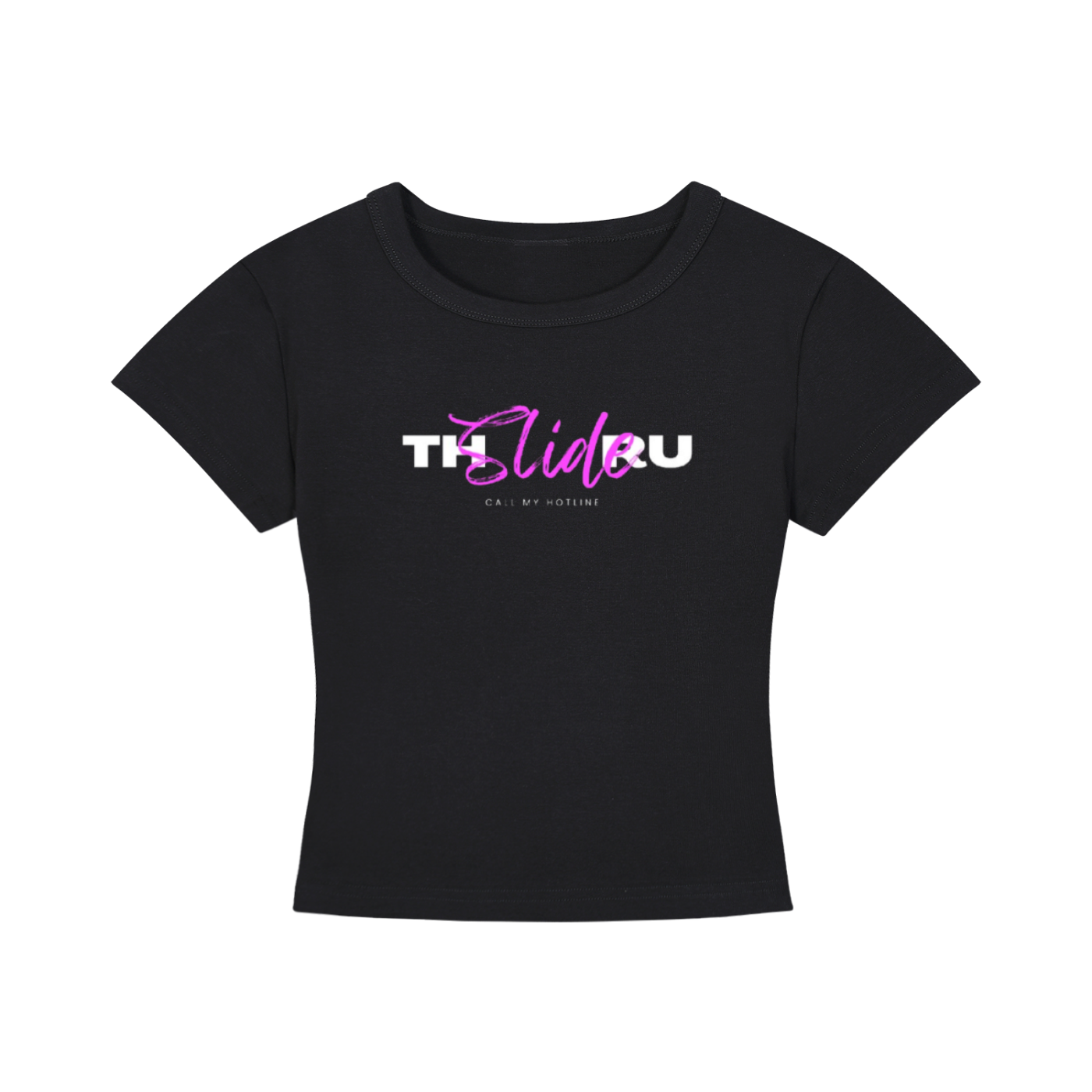 Slide Thru OG - Cropped T-Shirt (Pink)