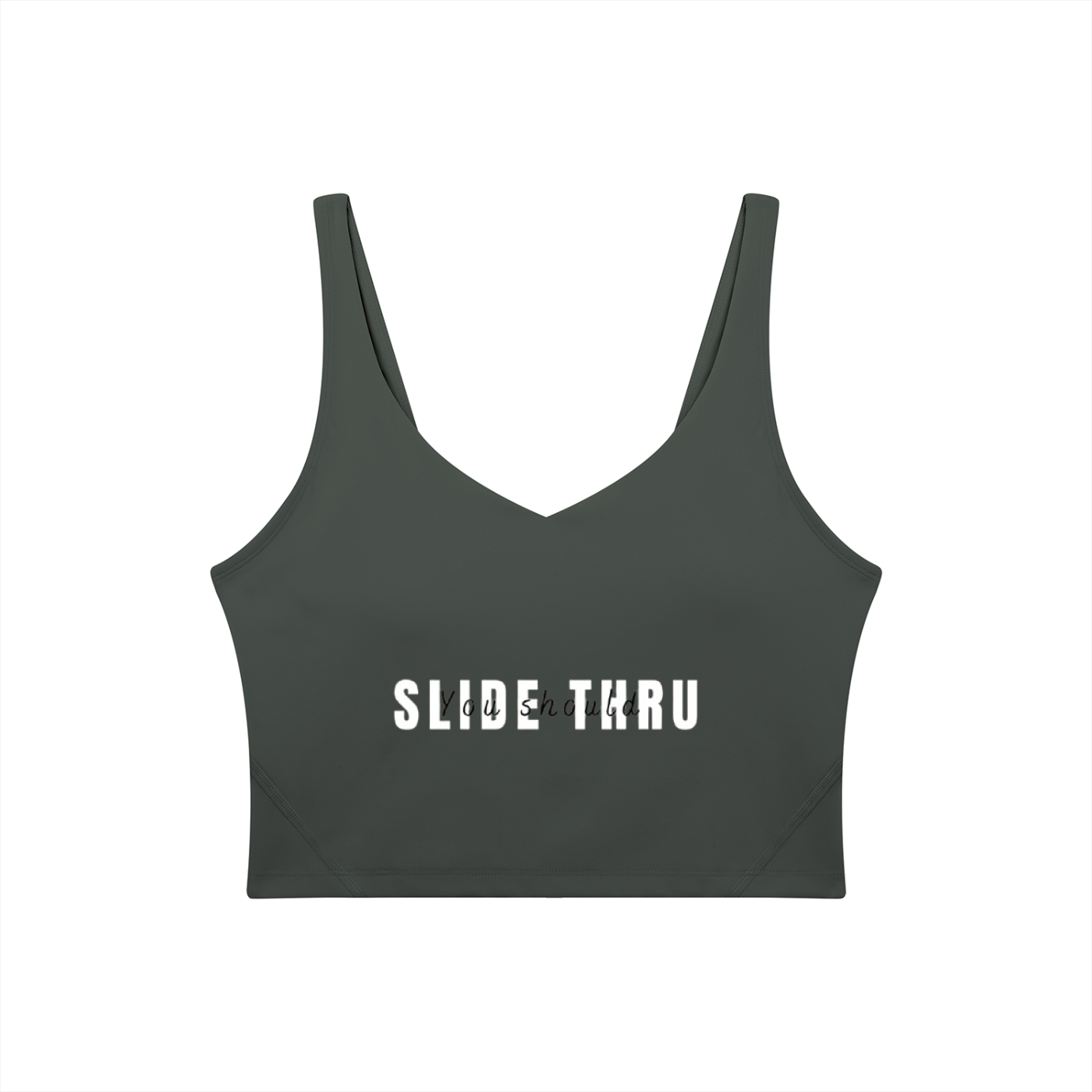 Women's V-Neck Yoga Sports Bra