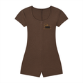 Women's Dual-Function Cape Tie-Waist Romper