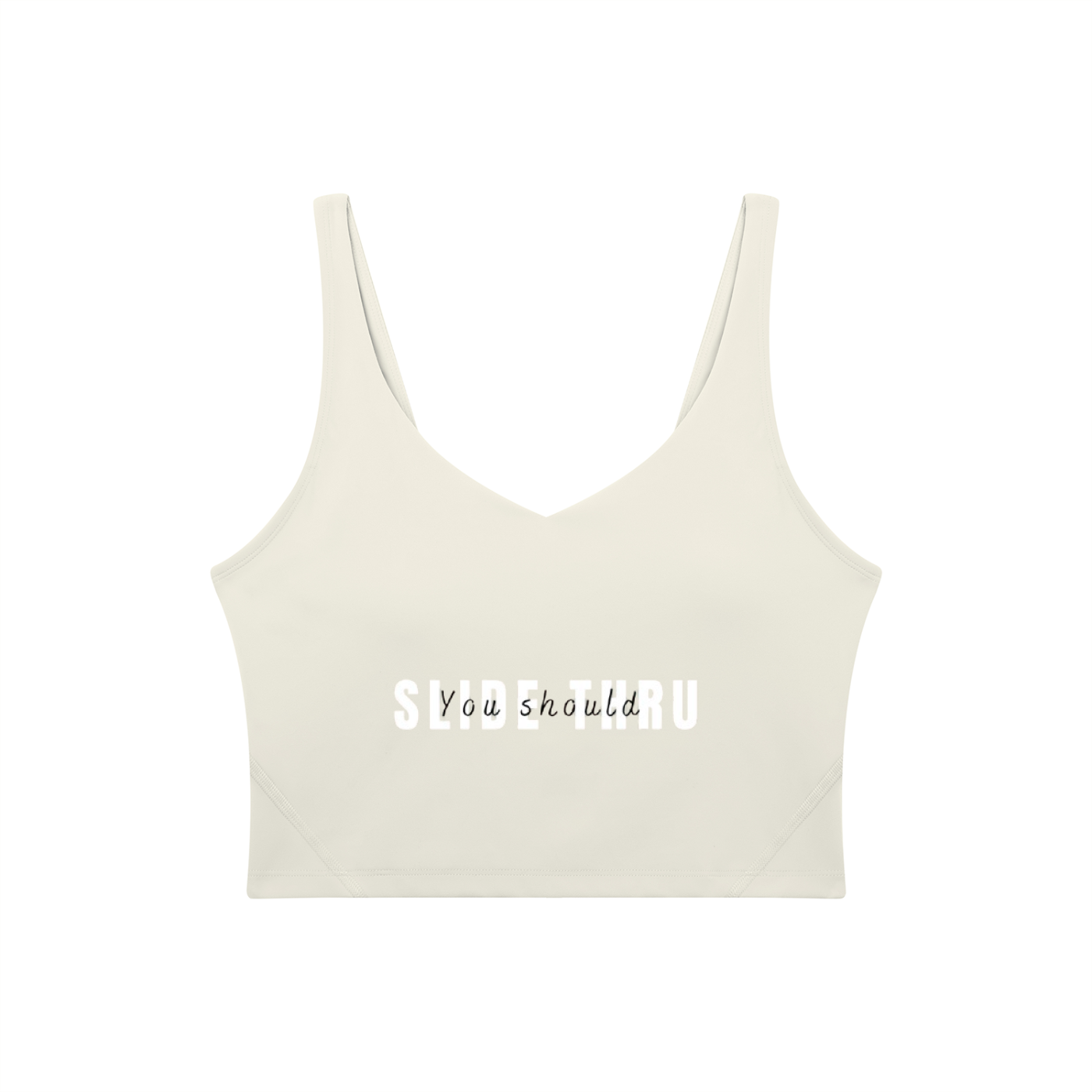 Women's V-Neck Yoga Sports Bra