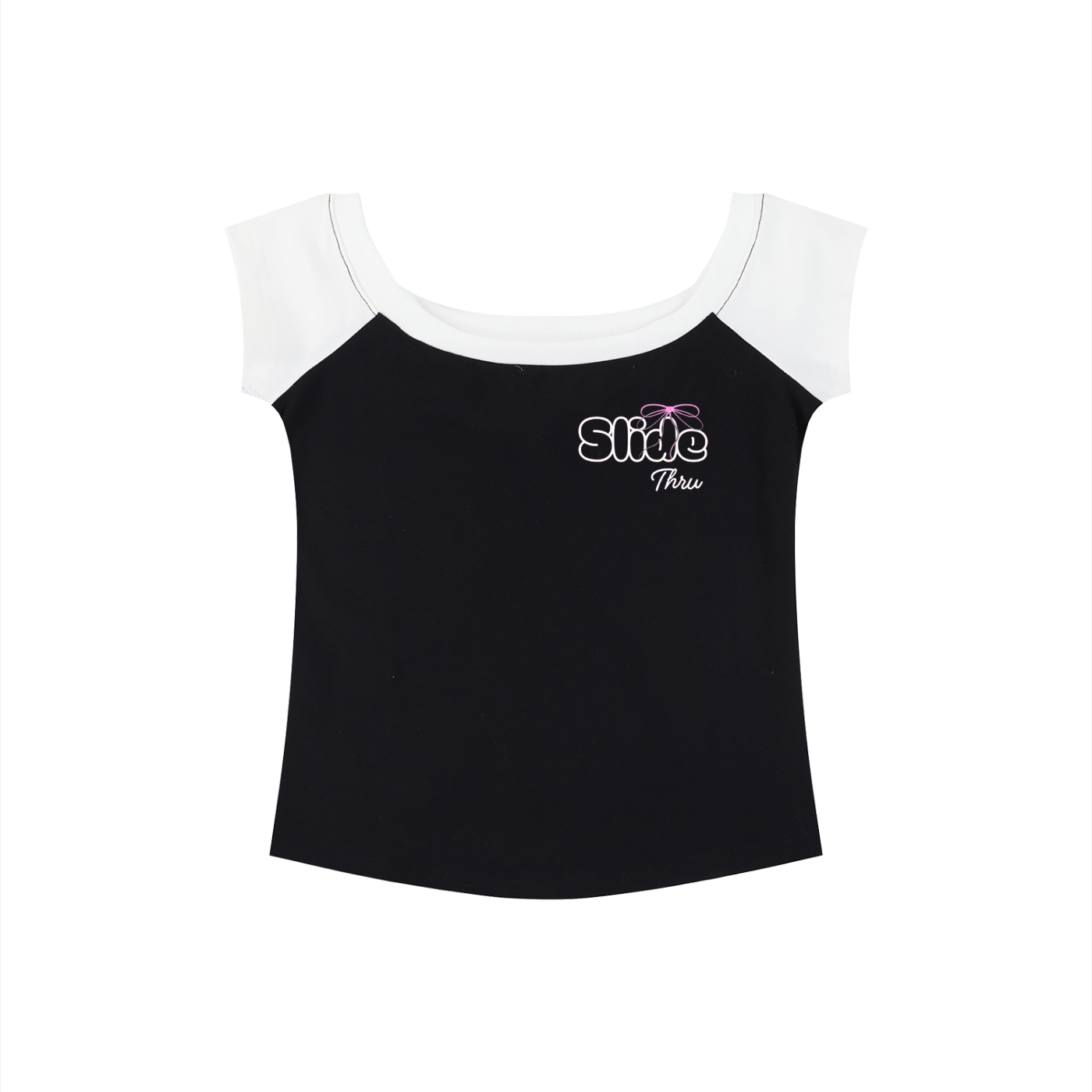 Women's Color Block Raglan Baby T-Shirt