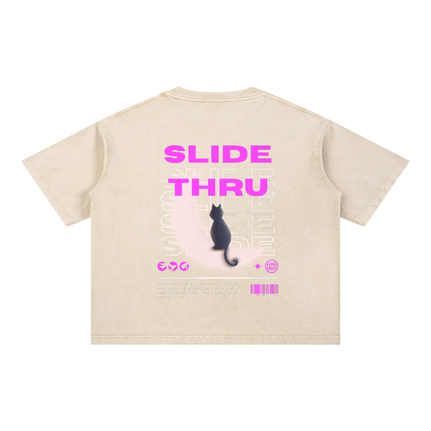 Mineral Wash Boxy Cotton T-Shirt