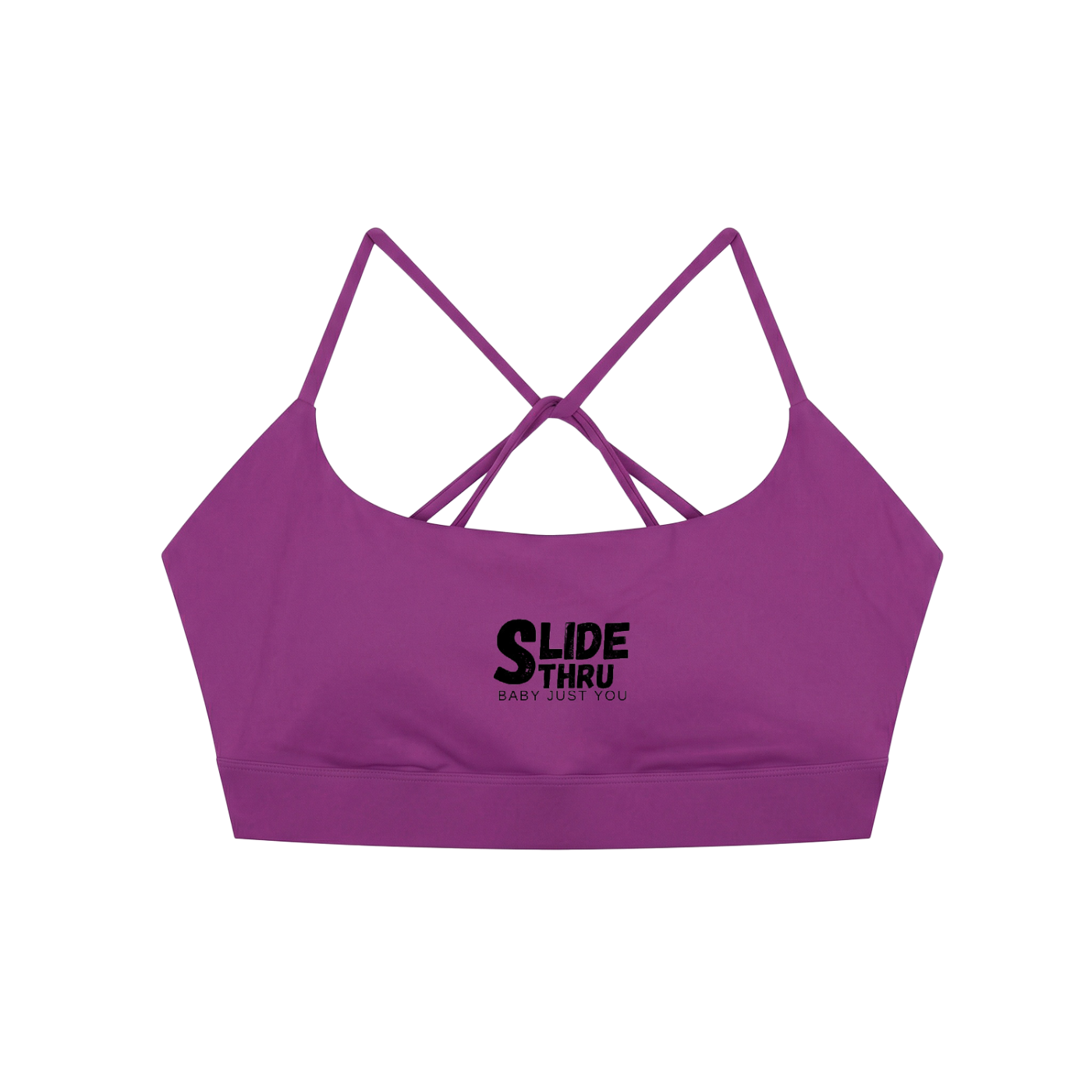 Strappy Criss Cross Yoga Sports Bra