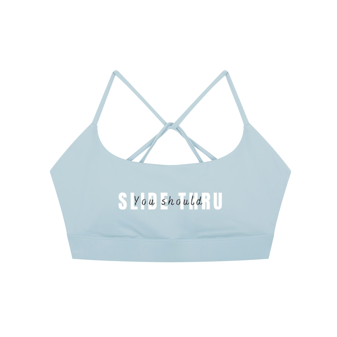 Strappy Criss Cross Yoga Sports Bra