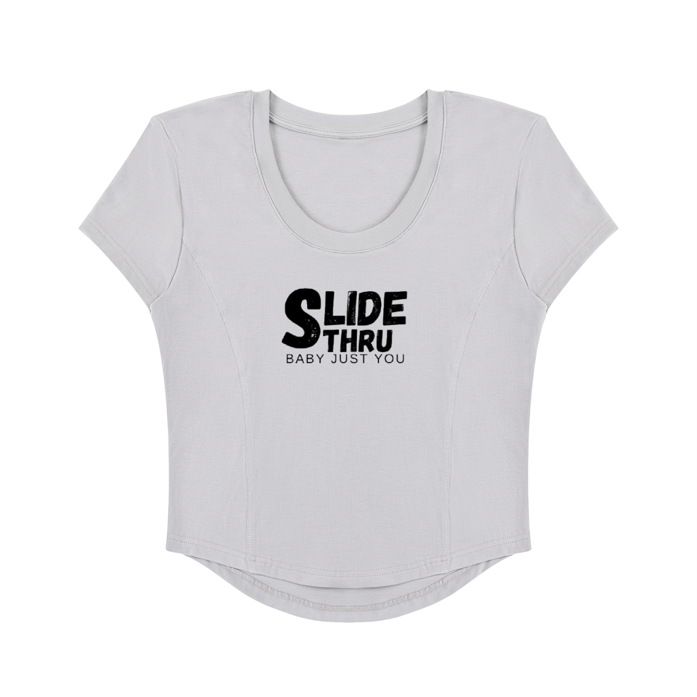 Women's Paneled Crop T-Shirt