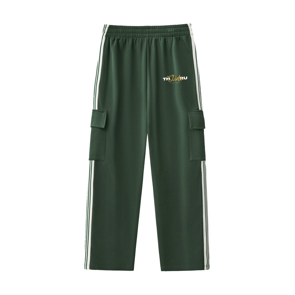 Side Stripe Straight-Leg Pants
