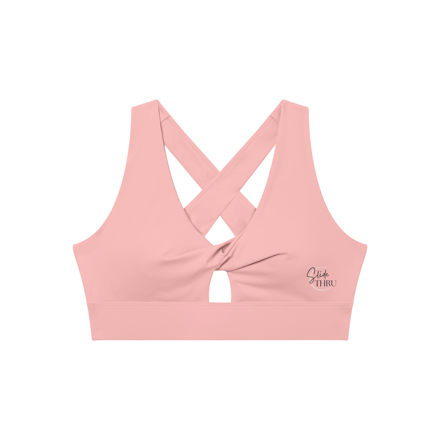 Women's Twist Front V-Neck Sports Bra
