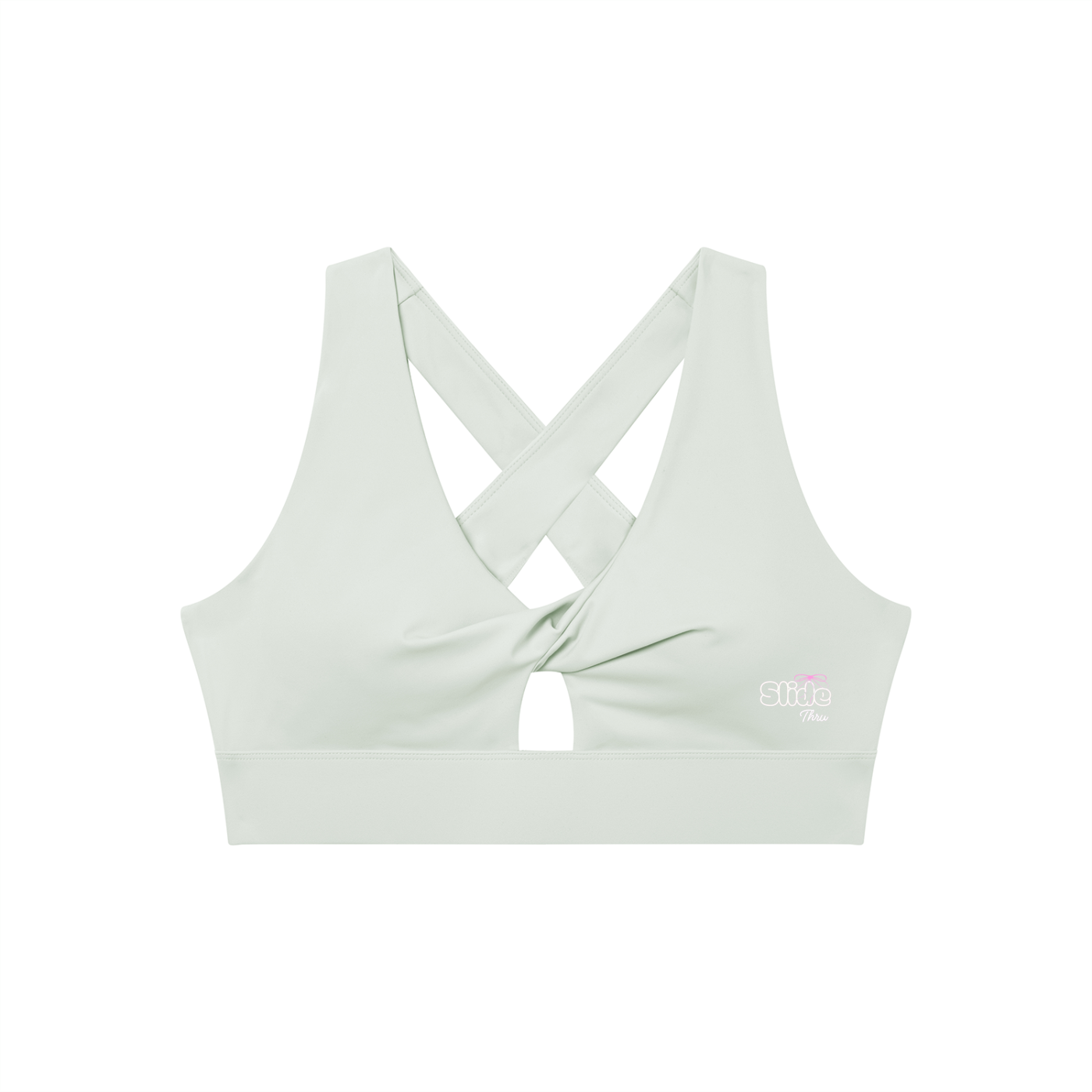 Women's Twist Front V-Neck Sports Bra