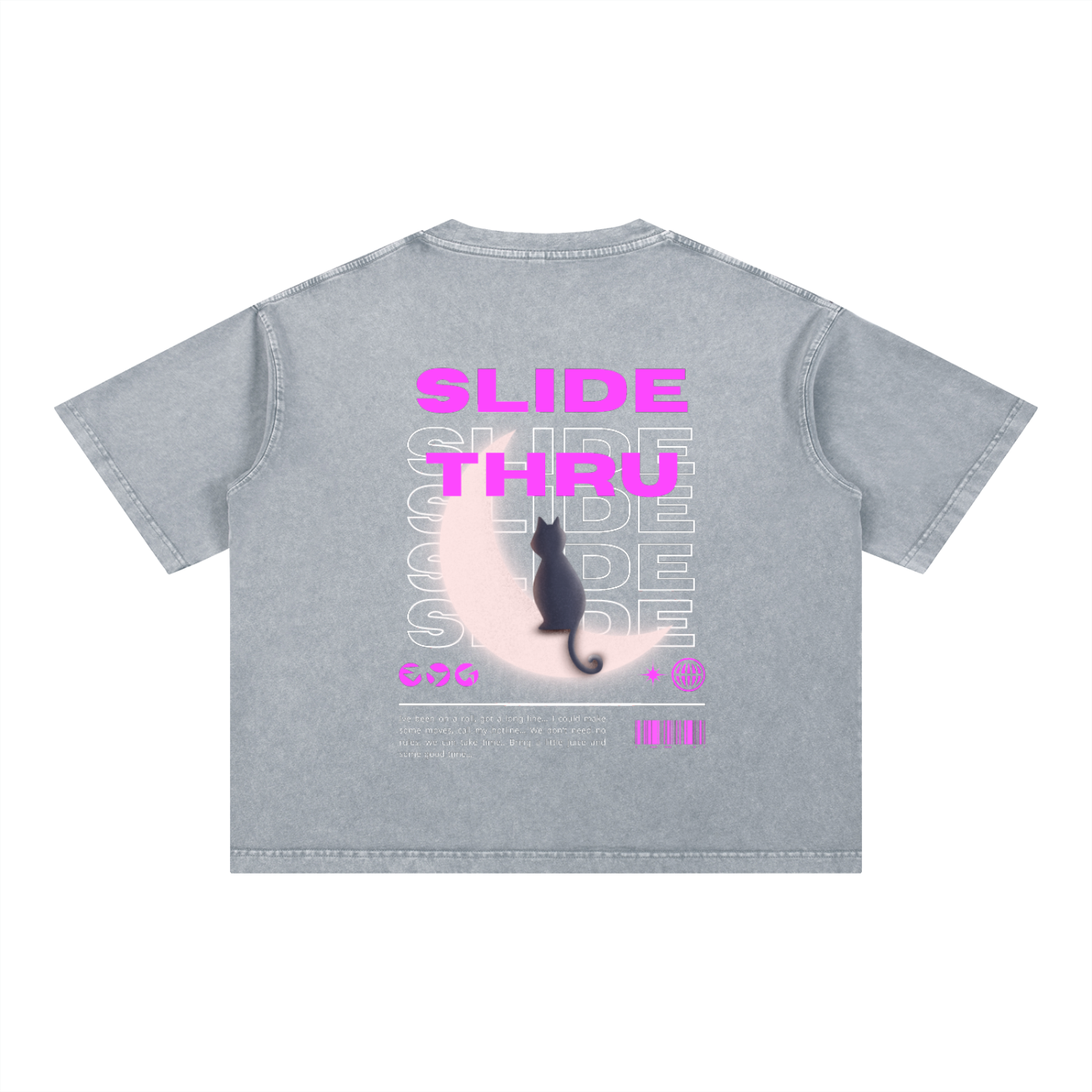 Mineral Wash Boxy Cotton T-Shirt