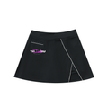 High-Waist Pocketed A-Line Skirt
