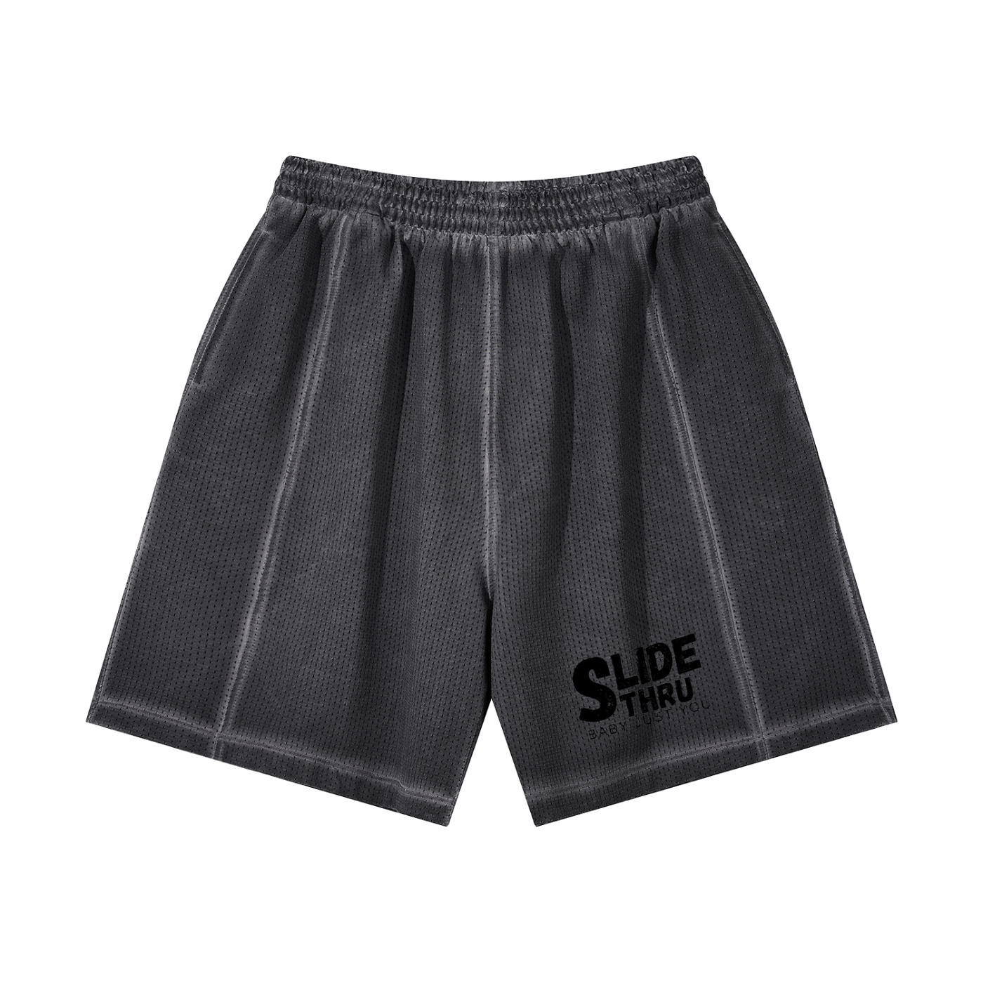 Unisex Vintage Wash Mesh Shorts
