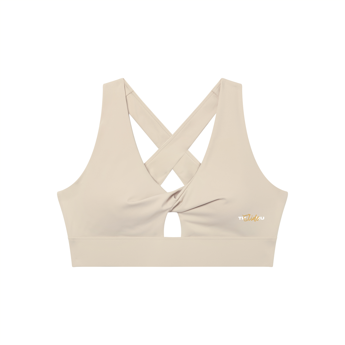 Women's Twist Front V-Neck Sports Bra