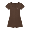 Women's Dual-Function Cape Tie-Waist Romper