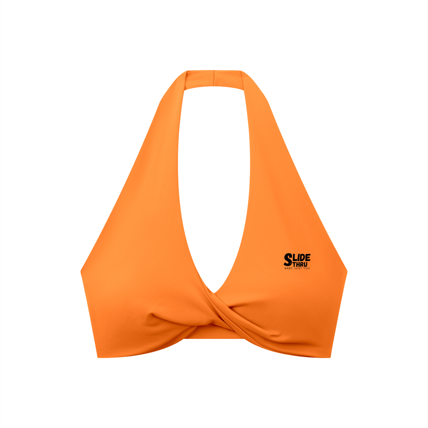 Women's Pleated Halter Sports Bra