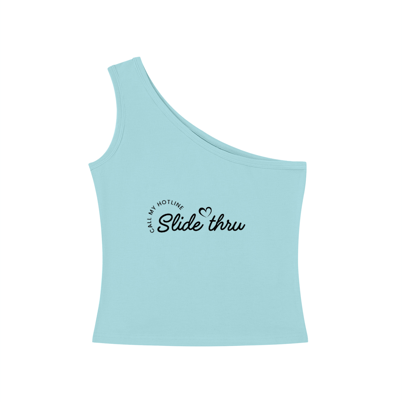 Women's One-Shoulder Crop T-Shirt