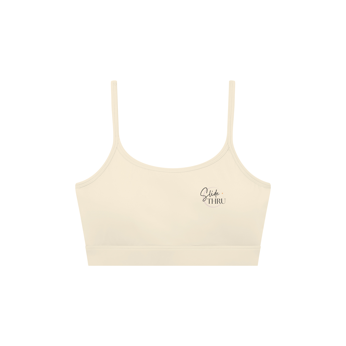 Women's Solid U-Neck Sports Bra