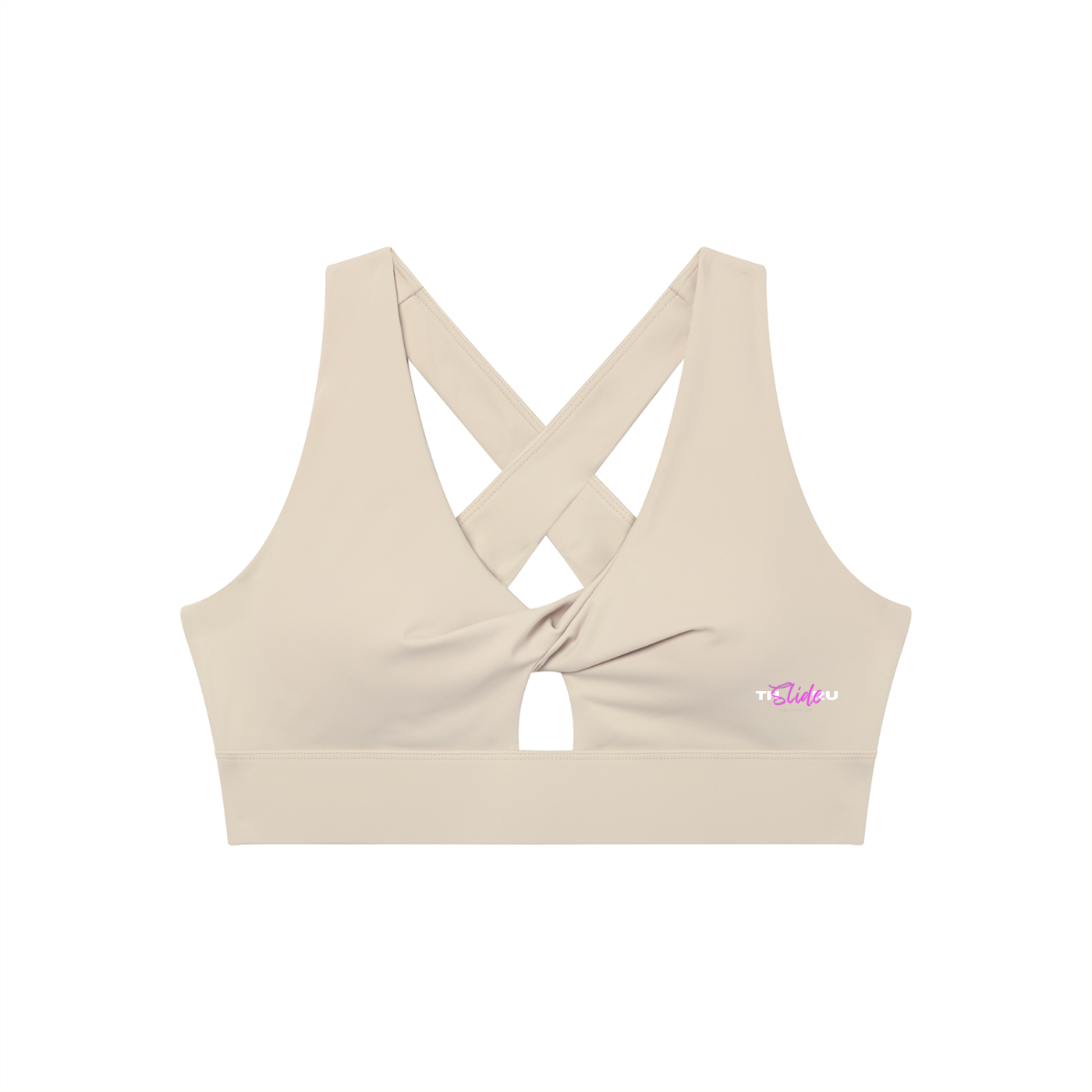 Women's Twist Front V-Neck Sports Bra