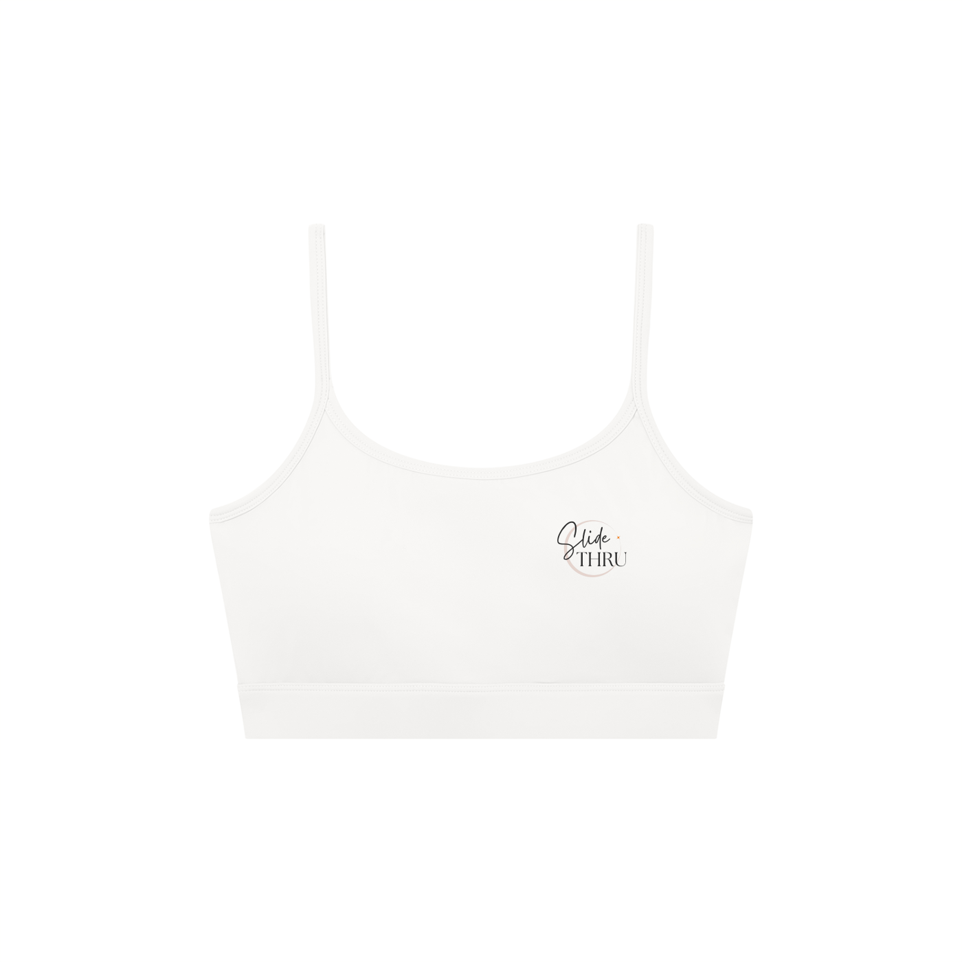 Women's Solid U-Neck Sports Bra
