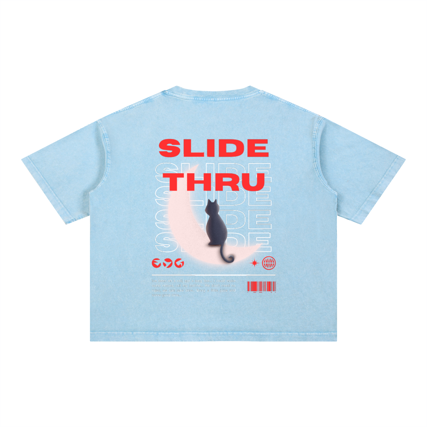 Mineral Wash Boxy Cotton T-Shirt