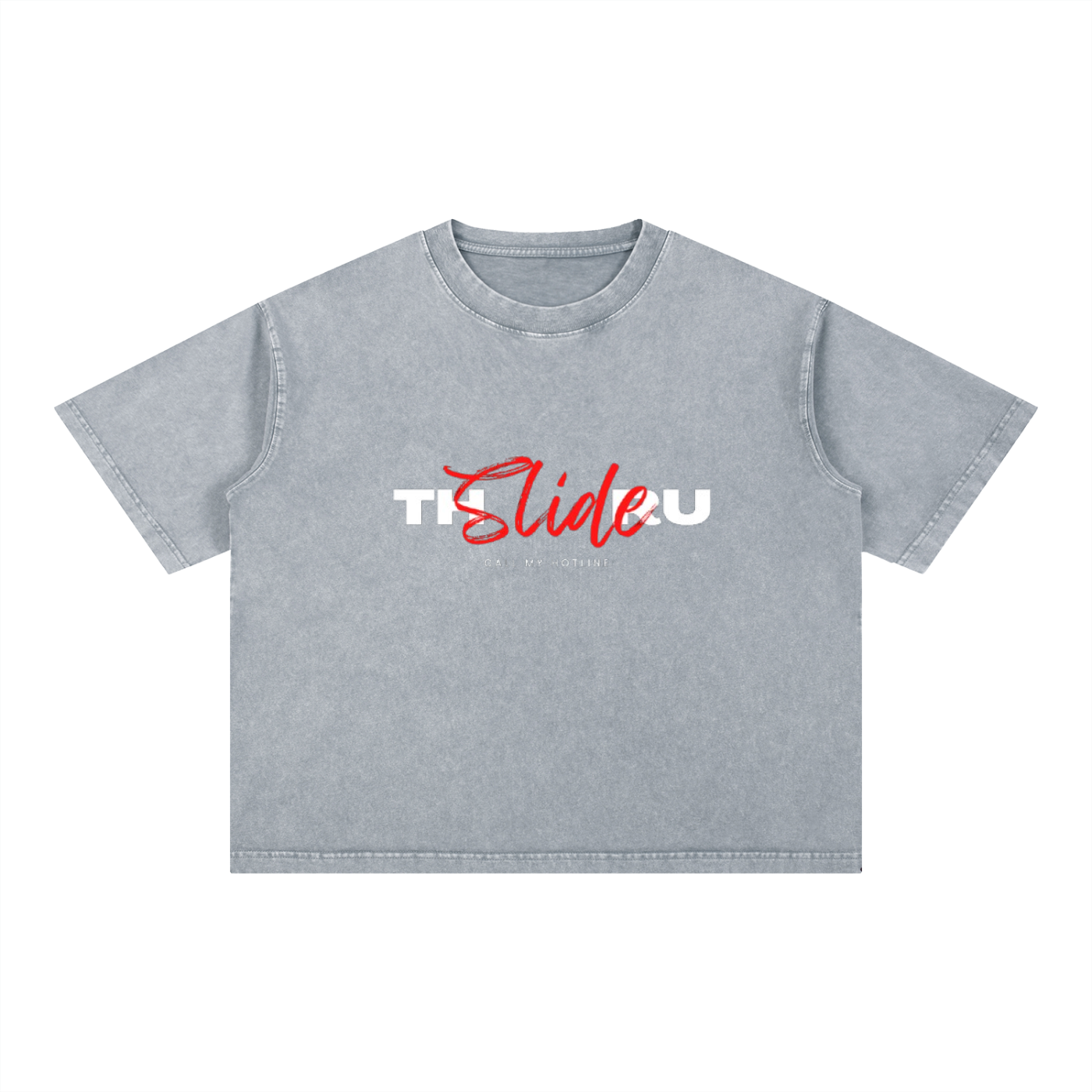 Mineral Wash Boxy Cotton T-Shirt