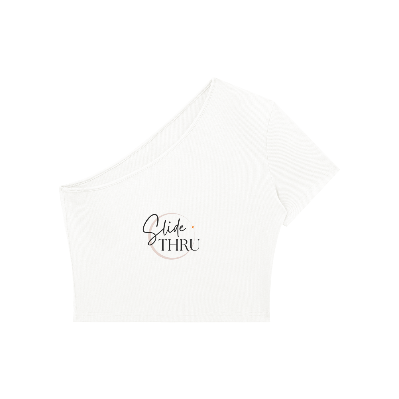 Women's One-Shoulder Crop T-Shirt