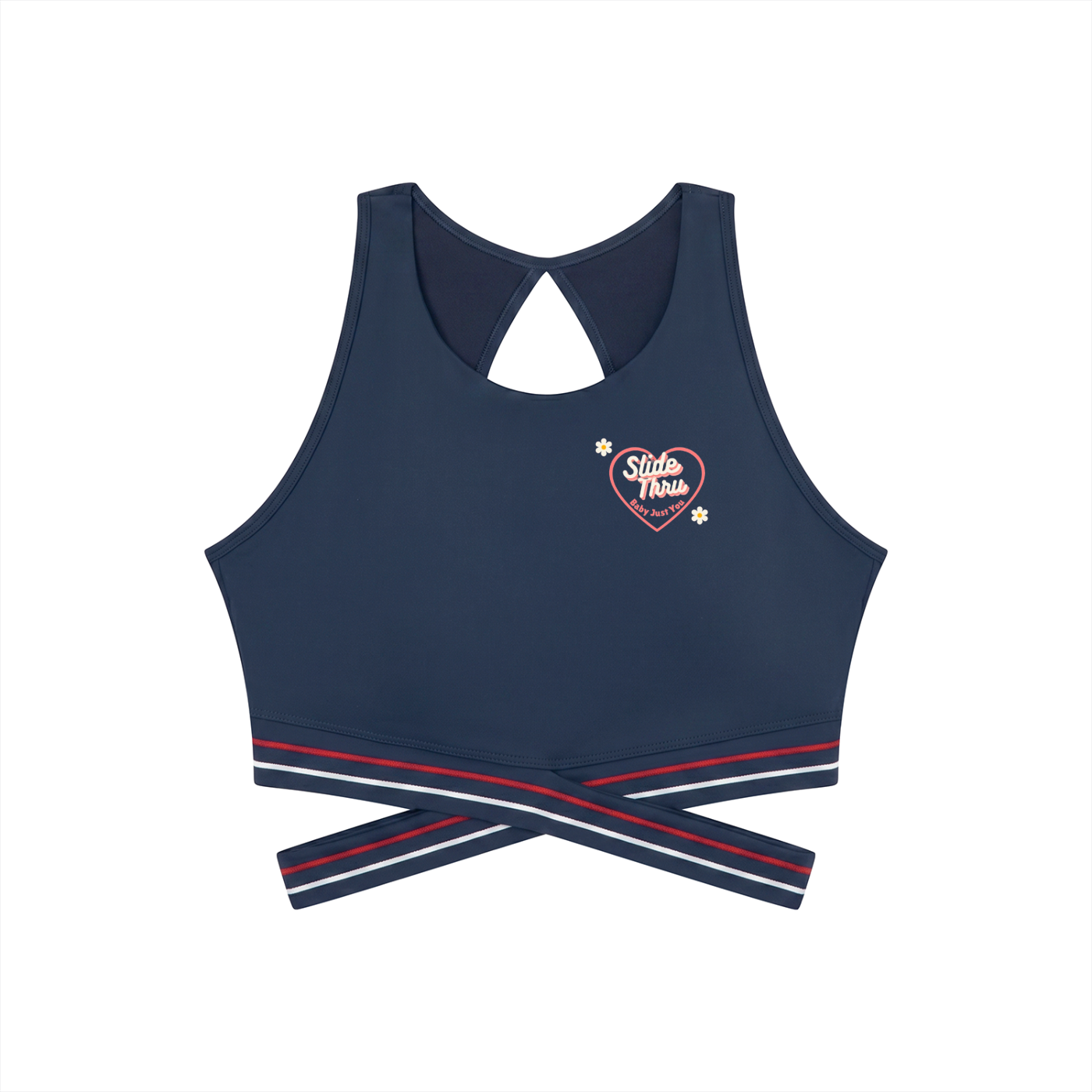 Women’s Criss-Cross Band Sports Bra
